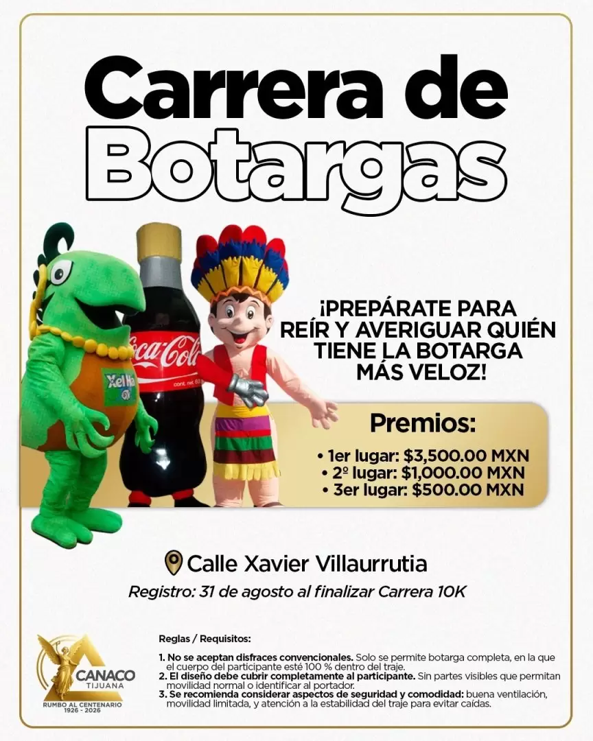 Carrera de botargas para Serial Atltico