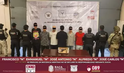 Detenidos por portacin de armas de fuego en Tijuana