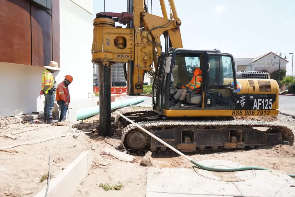 Reparacin de colector sanitario en Gran Va
