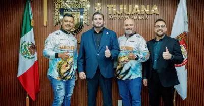 Recibe Ismael Burgueo a seleccionados nacionales del equipo mexicano de pesca