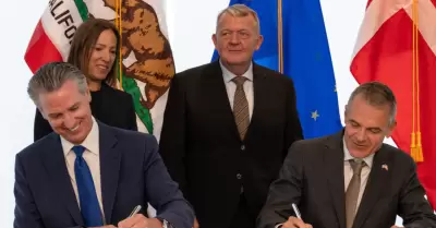 California y Dinamarca firman alianza para impulsar el clima y la tecnologa