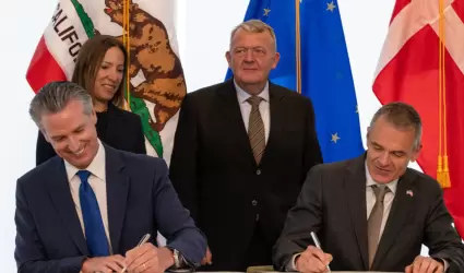 California y Dinamarca firman alianza para impulsar el clima y la tecnologa