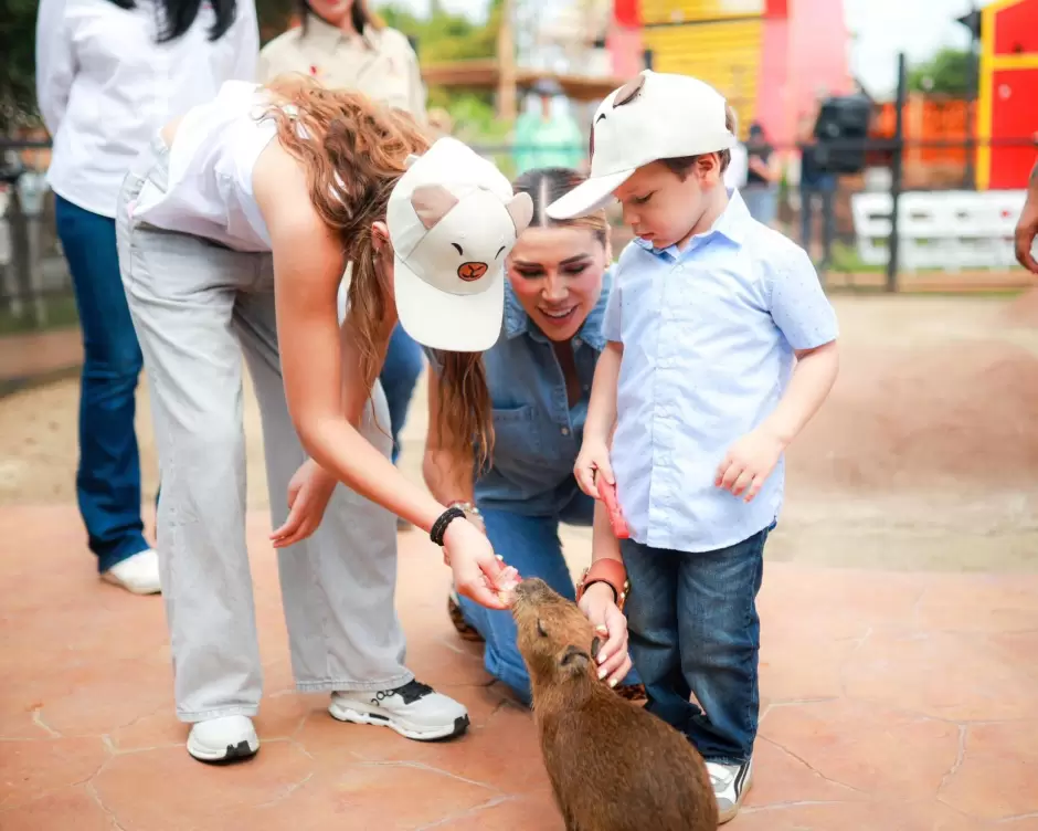 Encabeza gobernadora Marina del Pilar inauguracin de Capybara Village como un espacio familiar y de conservacin animal en Ensenada