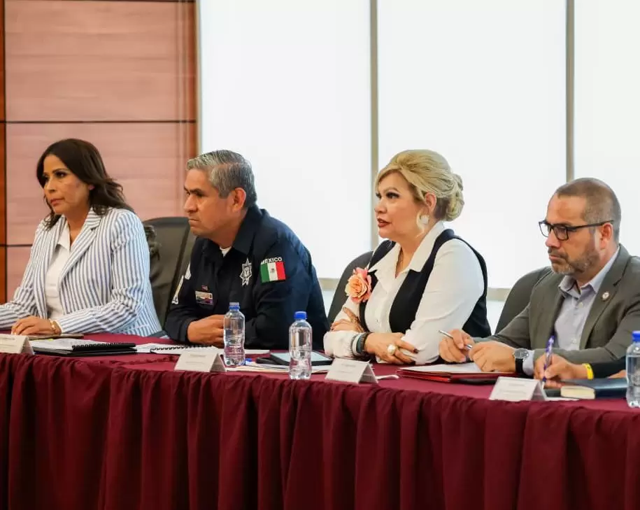 Mesa de Seguridad encabezada por la gobernadora Marina del Pilar