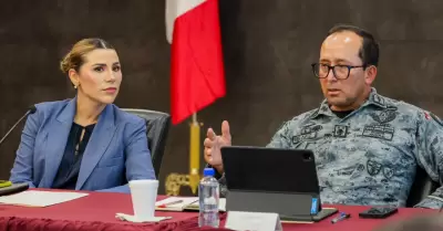 Mesa de Seguridad encabezada por la gobernadora Marina del Pilar
