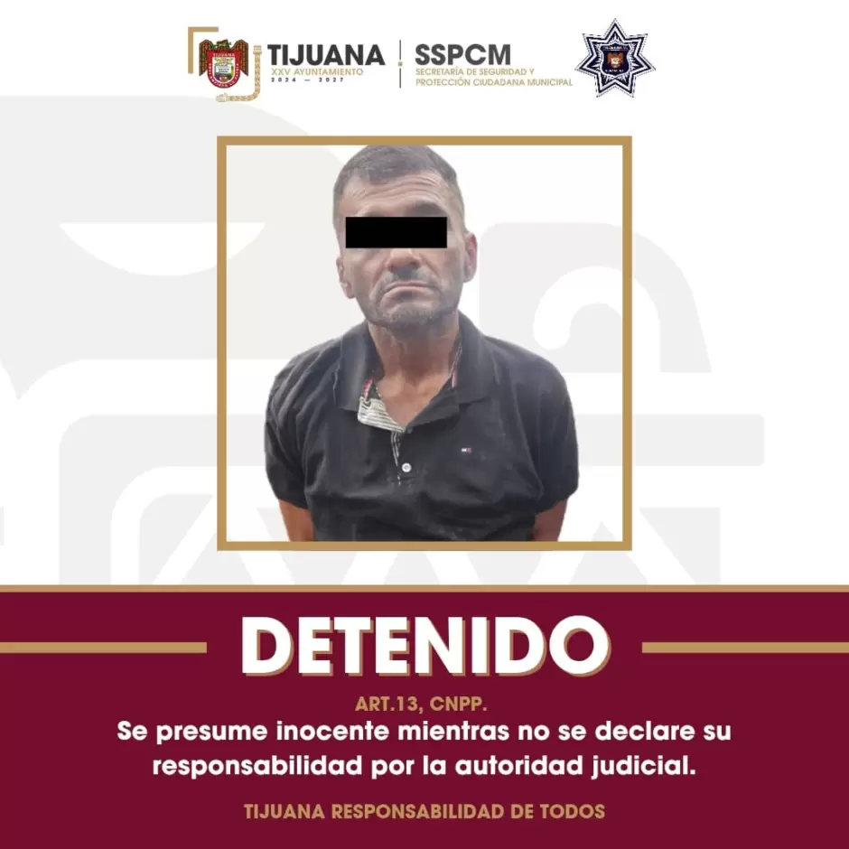 Detenido por privar de la libertad en Tijuana