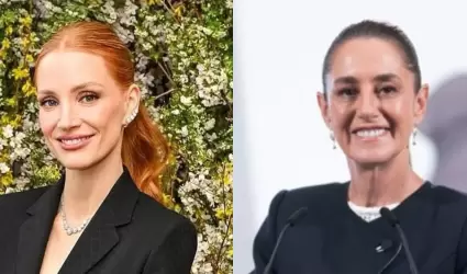 Jessica Chastain, Claudia Sheinbaum