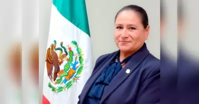 La presidenta estatal de Morena en Baja California, Rosina del Villar Casas