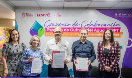 Convenio CESPT y El Trompo para instalar espacio de Cultura del Agua