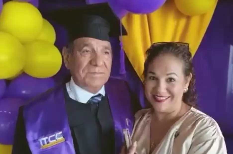 Hombre se gradúa a los 78 años