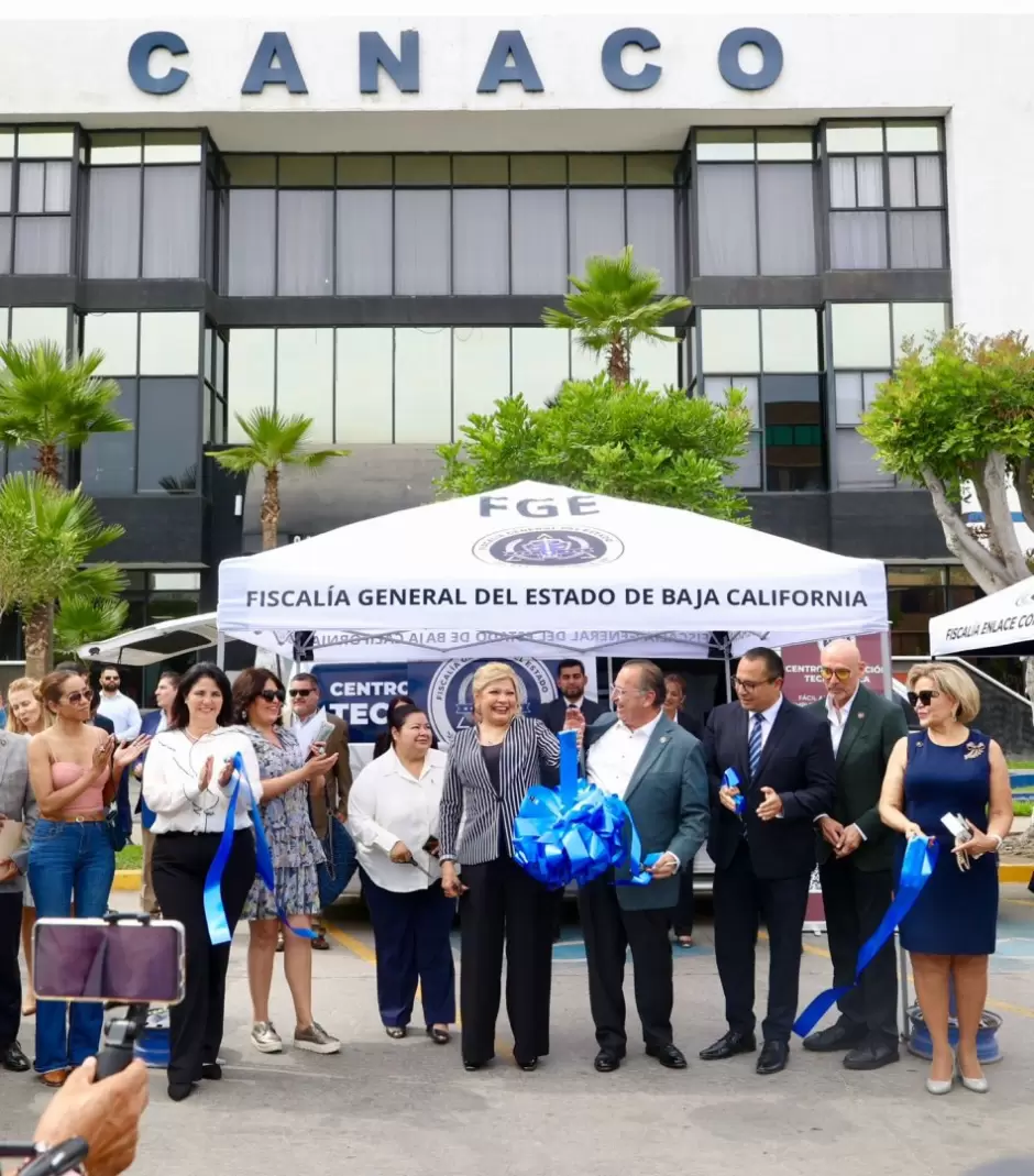 Instalación de un módulo de atención en Canaco Tijuana