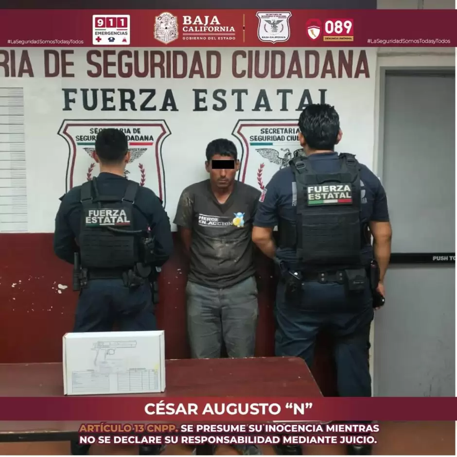 Detenido por violencia familiar en Mexicali