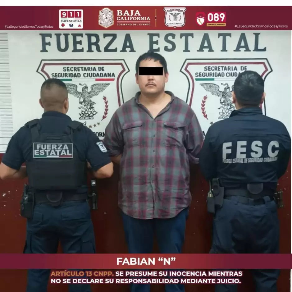 Detenidos por violencia familiar en Mexicali y Tijuana