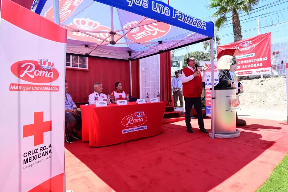 Cruz Roja y Farmacias Roma