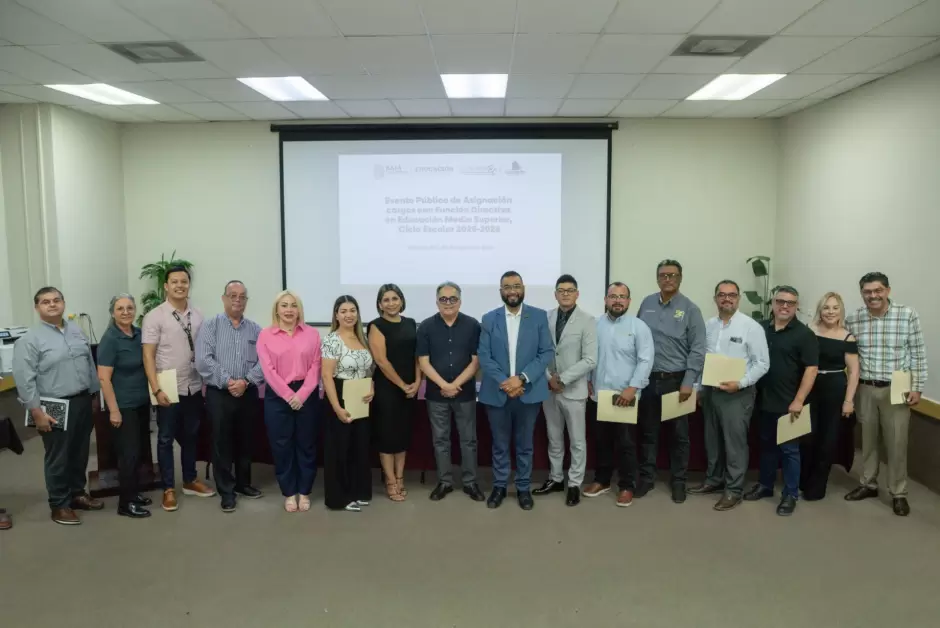 Cobach BC renueva cargos directivos y plazas docentes para el ciclo escolar 2025-2026