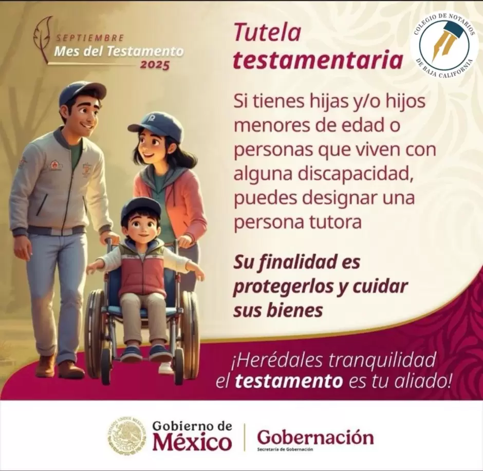 Campaa "Septiembre, Mes del Testamento"