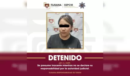 Mujer es detenida por agresin