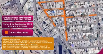 Cierres temporales de agua potable en Mexicali