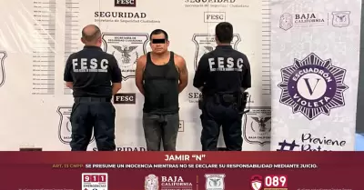 Detenido por violencia familiar en Tijuana