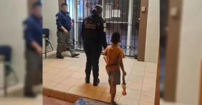 Menor en estado de vulnerabilidad en Tijuana