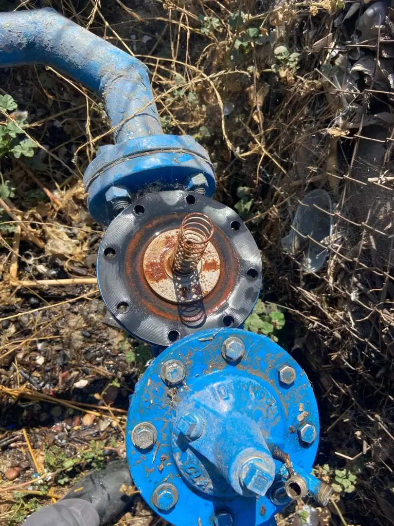 Vandalismo en infraestructura hdrica