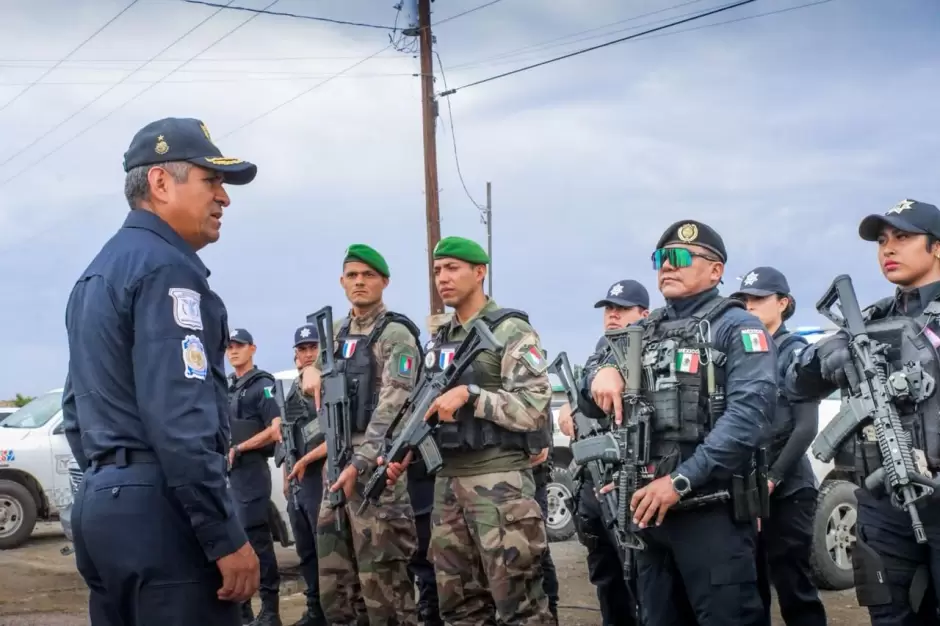 Operativo agentes policas