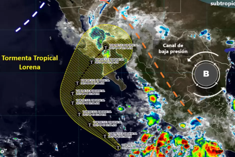 Sesin del Comit de Emergencias ante posible afectacin por la tormenta tropical Lorena