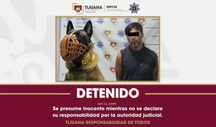 Hombre que amenazaba con un cuchillo a un familiar