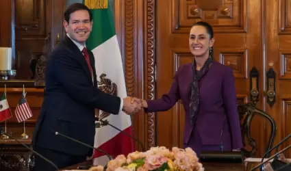 Marco Rubio y Claudia Sheinbaum