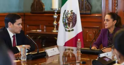 Reunin de Marco Rubio con Claudia Sheinbaum