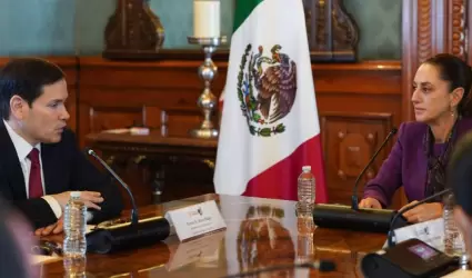 Reunin de Marco Rubio con Claudia Sheinbaum