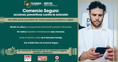 Acciones preventivas contra la extorsin