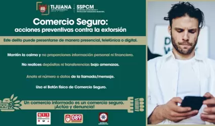 Acciones preventivas contra la extorsin