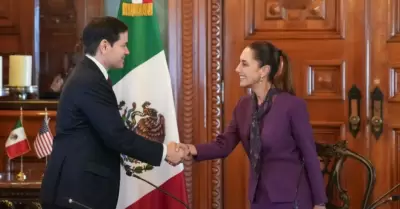Marco Rubio y Claudia Sheinbaum