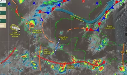Cicln post-tropical "Lorena"
