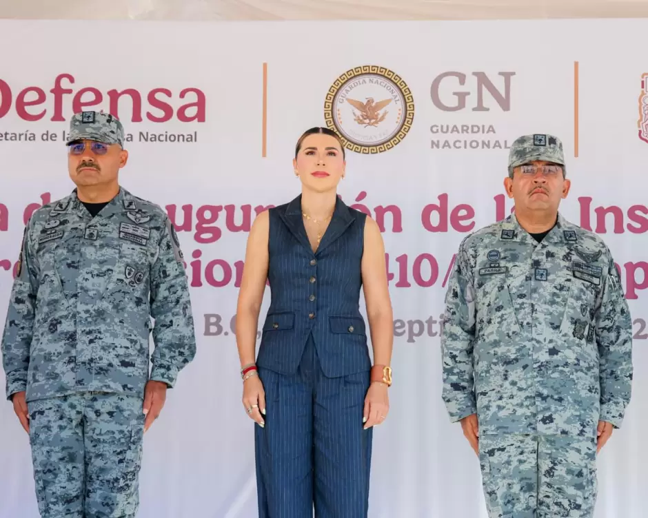 Marina del Pilar inaugura instalaciones de la Guardia Nacional en BC