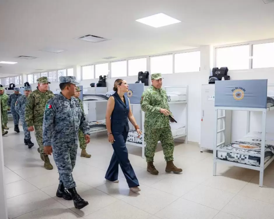 Marina del Pilar inaugura instalaciones de la Guardia Nacional en BC