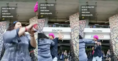 Extrajera agrede a joven