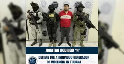 Generador de violencia detenido en Tijuana