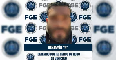 Detenido por robo de vehculo en Tijuana