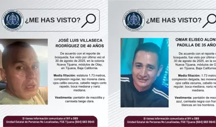 Elementos de la Guardia Nacional desaparecidos en Tijuana