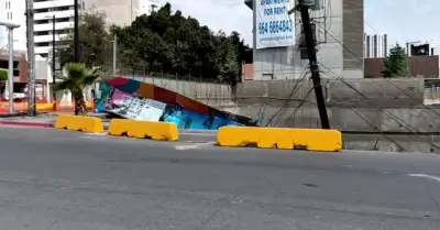 Socavn en el Centro de Tijuana