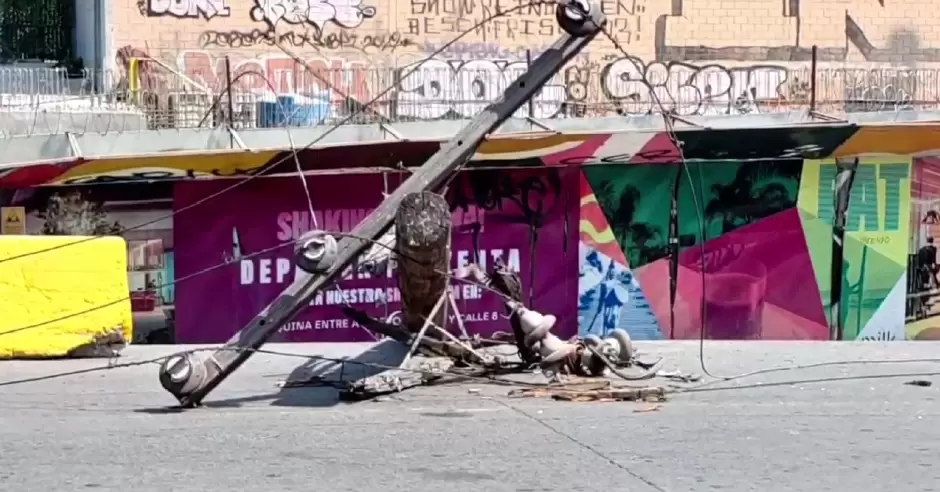 Socavn en el Centro de Tijuana