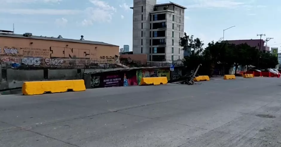 Socavn en el Centro de Tijuana