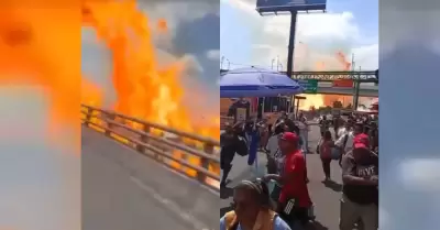 Explosin de pipa en Iztapalapa