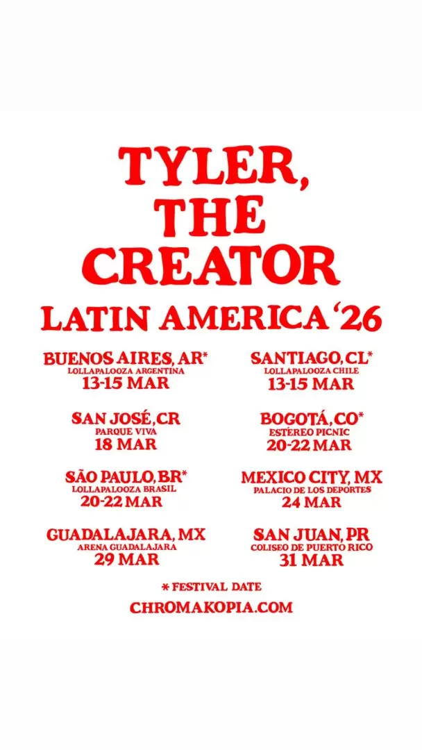 Tyler, the Creator se presentar en Mxico
