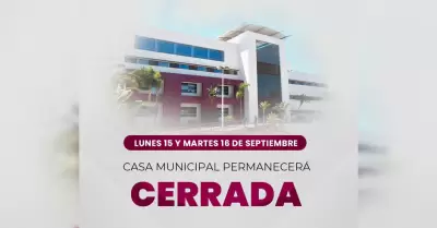 Das inhbiles lunes 15 y martes 16 de septiembre