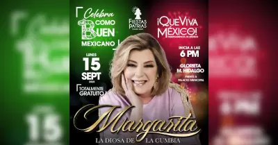 Celebracin Independencia de Mxico con Margarita 'La Diosa de la Cumbia'