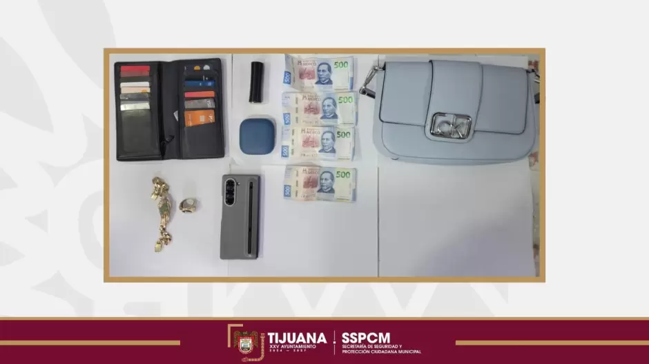 Presuntos responsables de robo con violencia en comercio