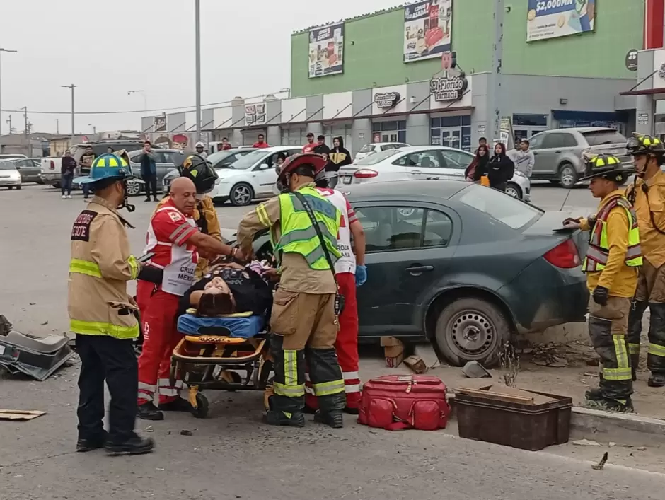 Choque en Boulevard Garc�a